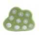 2 Pieces Lime White Dot Cloud Ceramic Wine Bottle Stopper